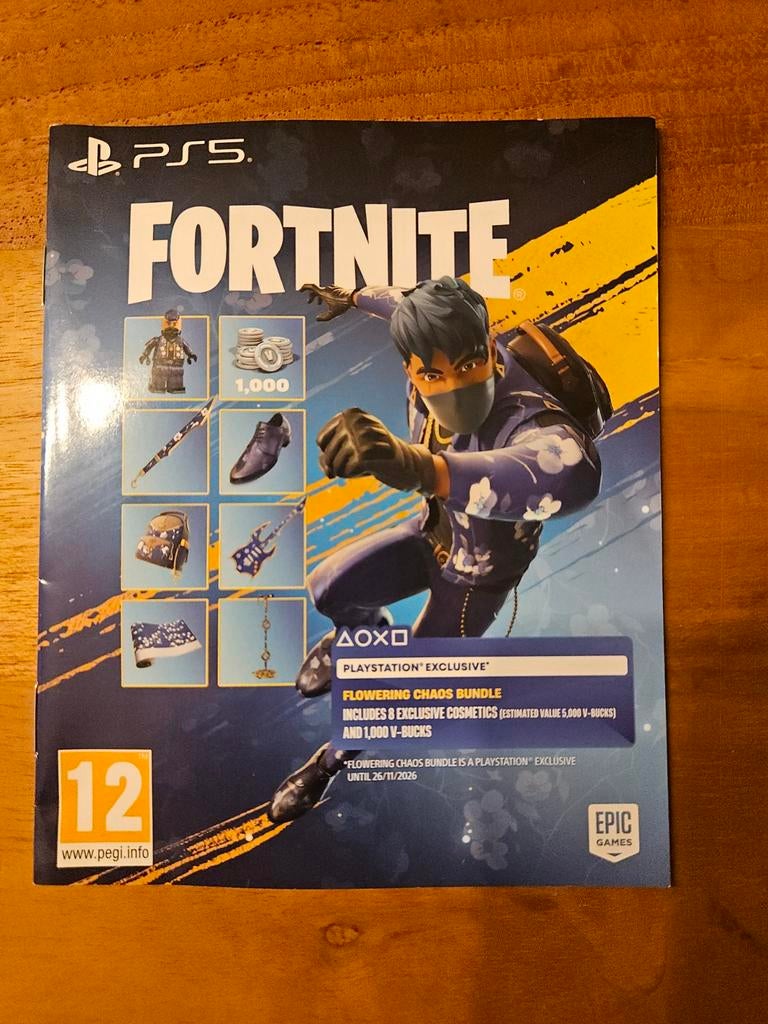 Fortnite Flowering Chaos Bundle, Spelcomputers en Games, Games | Pc, Nieuw, Shooter, 1 speler, Vanaf 12 jaar, Ophalen of Verzenden