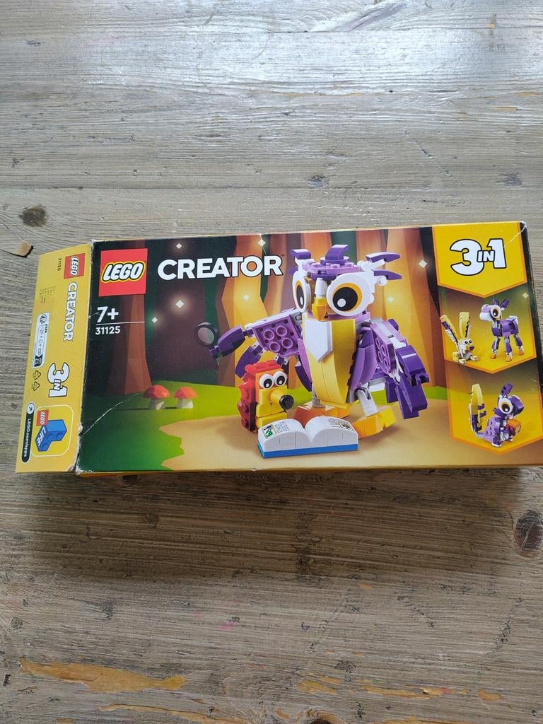 LEGO Creator 3-in-1 31125 - Boswezens - Compleet!, Ophalen of Verzenden, Zo goed als nieuw, Complete set, Lego