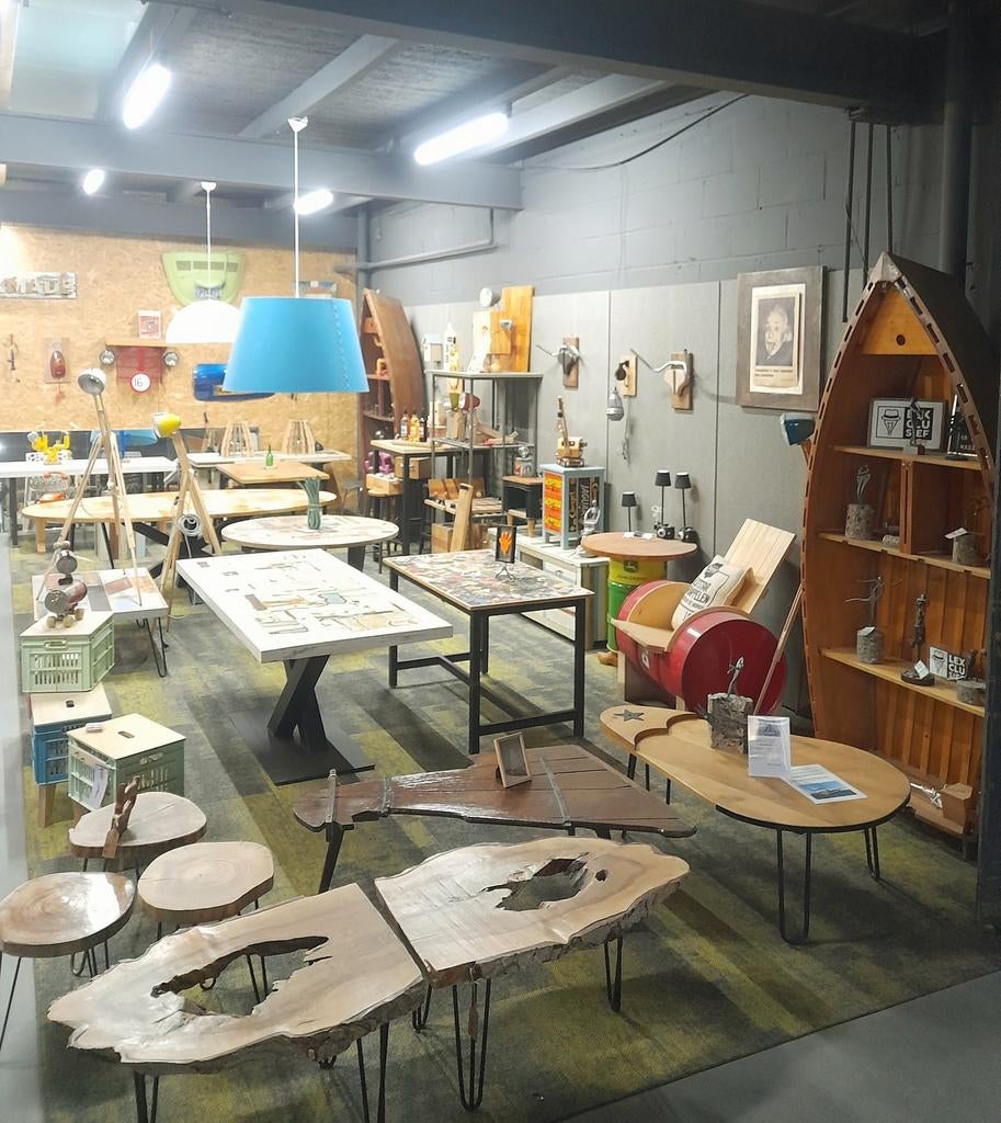 Upcycle meubels lampen kasten handmade Sloophout wijnkist, Ophalen of Verzenden, Rechthoekig, 50 tot 100 cm