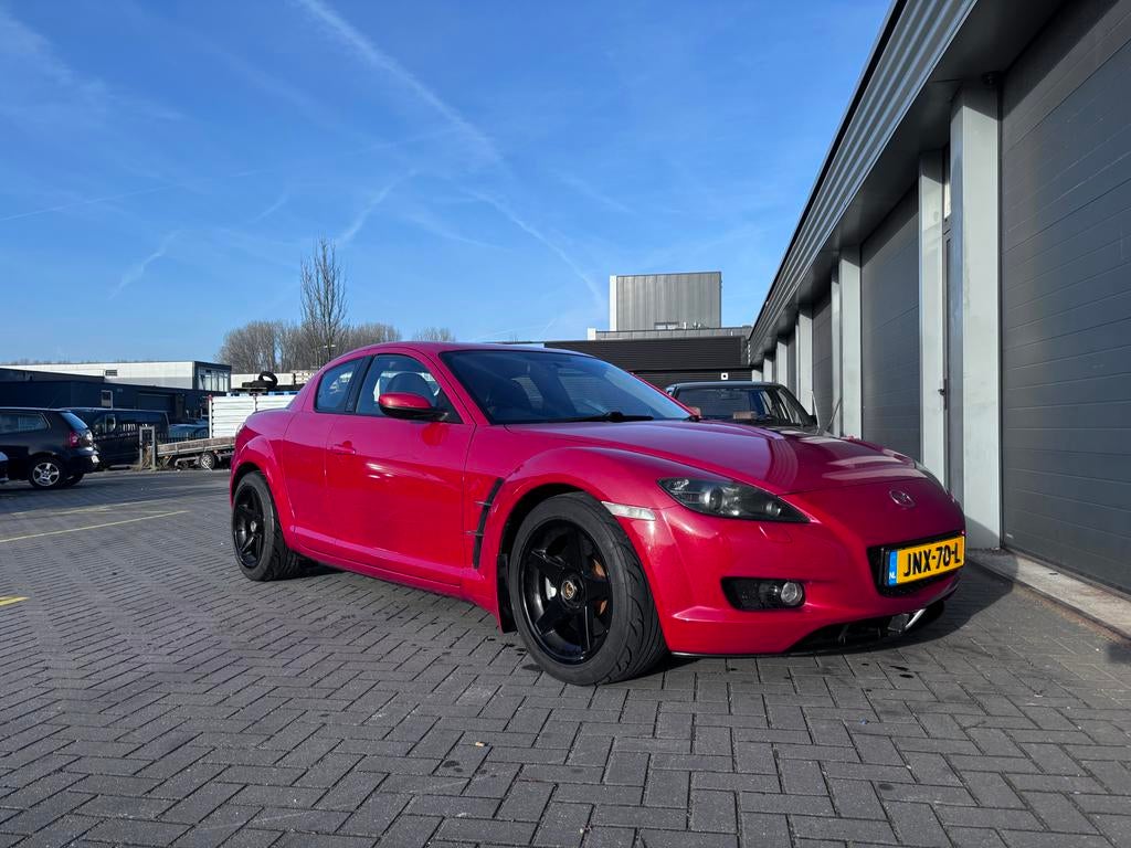 Rhd Mazda RX-8 1.3 I HP 170KW Renesis 2004 Rood, Auto's, Mazda, 1308 cc, Achterwielaandrijving, 1290 kg, 4 stoelen
