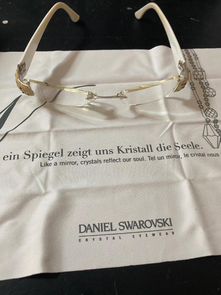 bril montuur Svarowski, Overige merken, Wit, Ophalen of Verzenden, Zo goed als nieuw