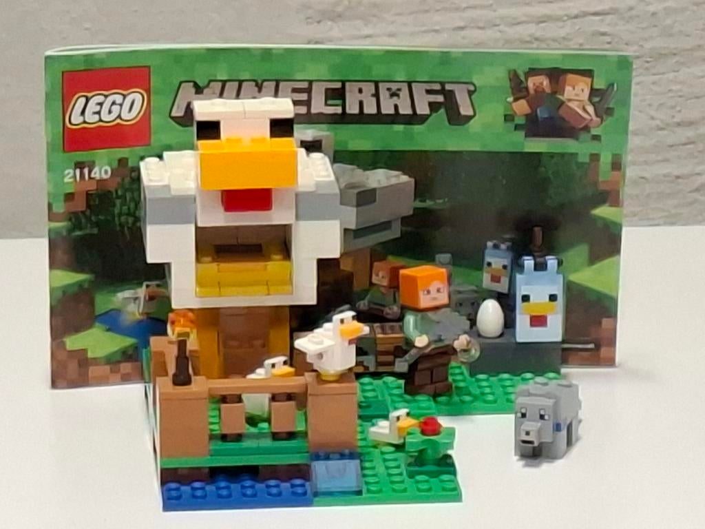 LEGO Minecraft De Kippenschuur 21140, Ophalen of Verzenden, Zo goed als nieuw, Complete set, Lego