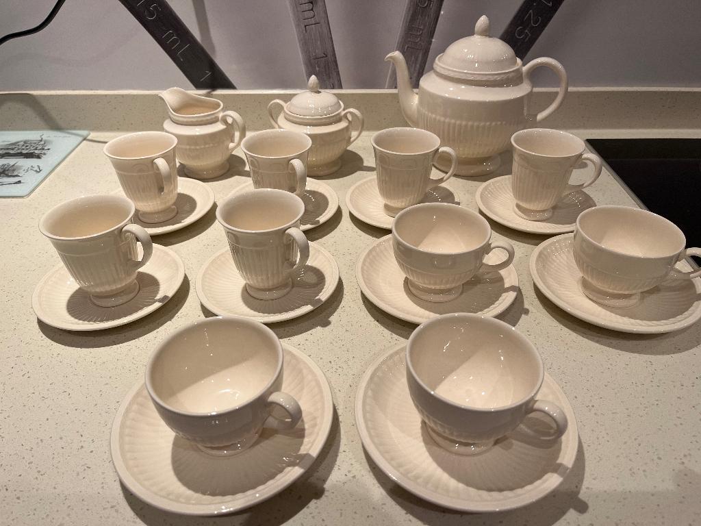 Wedgewood thee/koffie service, Huis en Inrichting, Keuken | Servies, Ophalen, Zo goed als nieuw, Wedgwood, Aardewerk