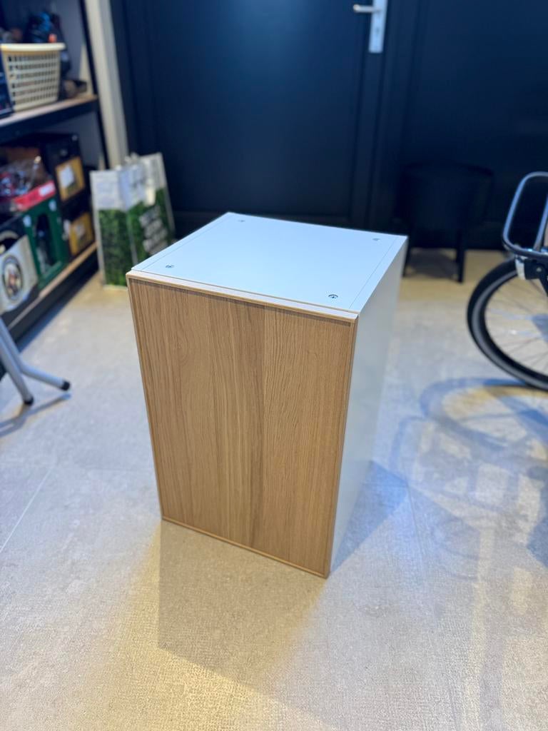 IKEA Metod bovenkast wit – Eiken front, Ophalen, Minder dan 50 cm, Wit, Zo goed als nieuw