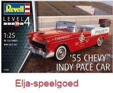 Revell 7686 '55 CHEVY INDY PACE CAR 1:25 modelbouw, Auto, Revell, Groter dan 1:32, Nieuw