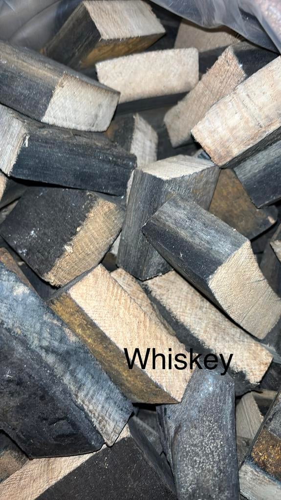 Whiskey rookhout chunks, Tuin en Terras, Barbecue-accessoires, Nieuw, Ophalen of Verzenden