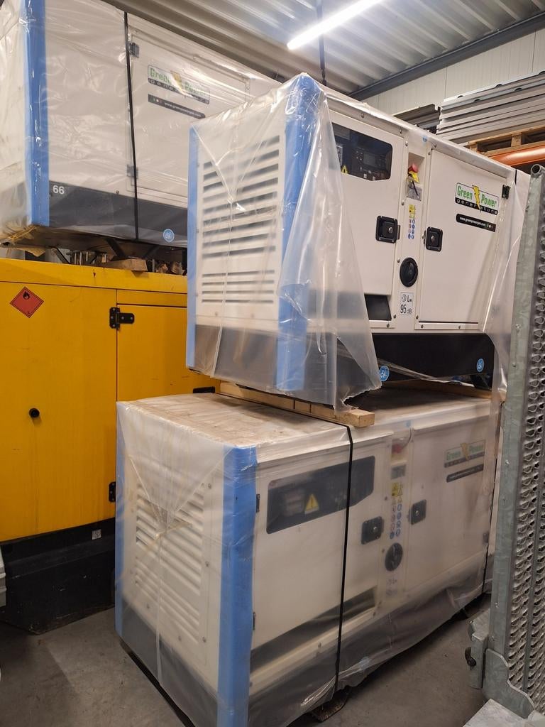 Greenpower Generator 22-66 kVA - Noodstroom Aggregaat, Ophalen, Dieselolie, Nieuw, Sgsbss