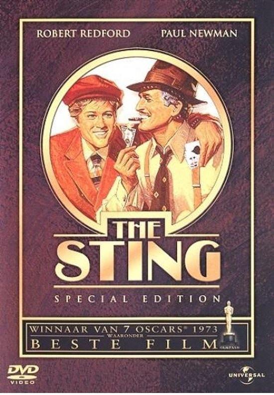 The Sting - Paul Newman - Robert Redford  - 1973, Cd's en Dvd's, Dvd's | Klassiekers, Zo goed als nieuw, Actie en Avontuur, 1960 tot 1980