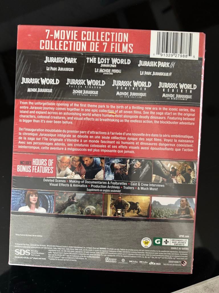 Jurassic Park - World 4K UHD Bluray - Nieuw!, Cd's en Dvd's, Blu-ray, Ophalen of Verzenden, Nieuw in verpakking, Science Fiction en Fantasy