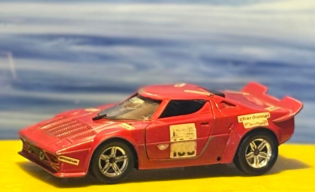 Vintage Lancia Stratos Rally Modelauto, Ophalen of Verzenden, Gebruikt, Auto, Overige merken