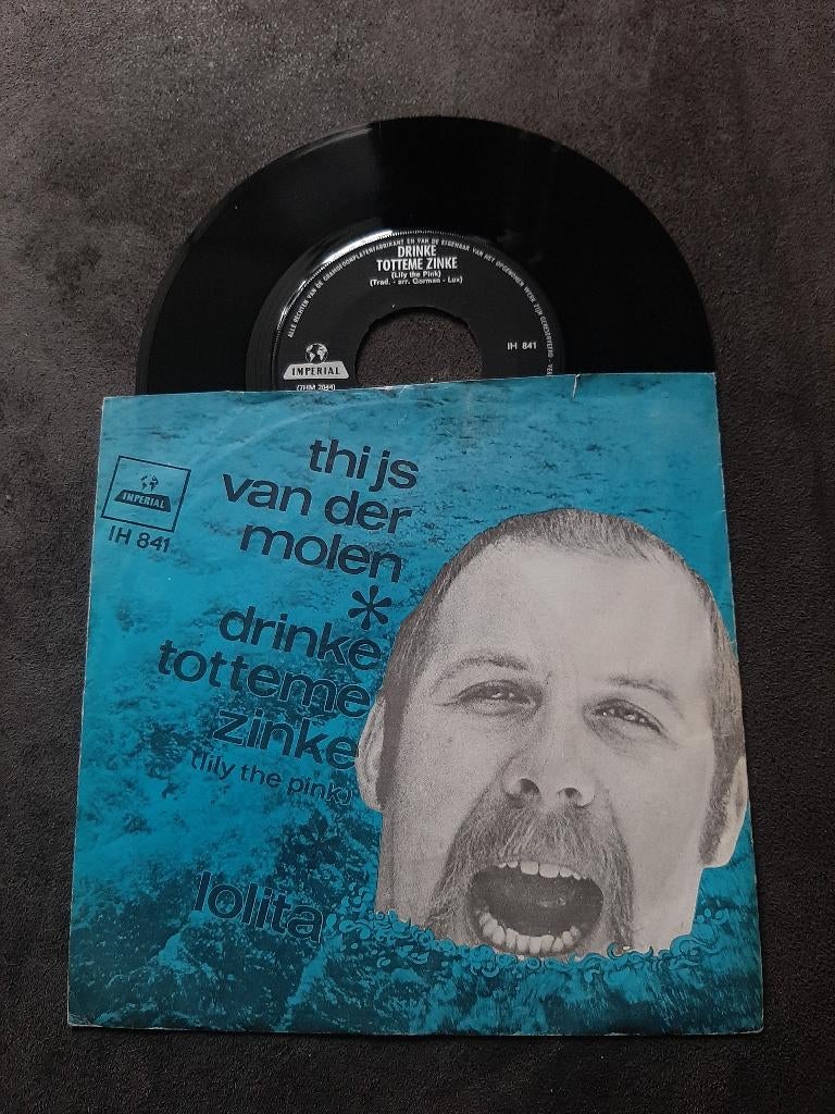 THIJS VAN DER MOLEN - DRINKE TOTEME ZINKE, Gebruikt, 7 inch, Single, Ophalen of Verzenden