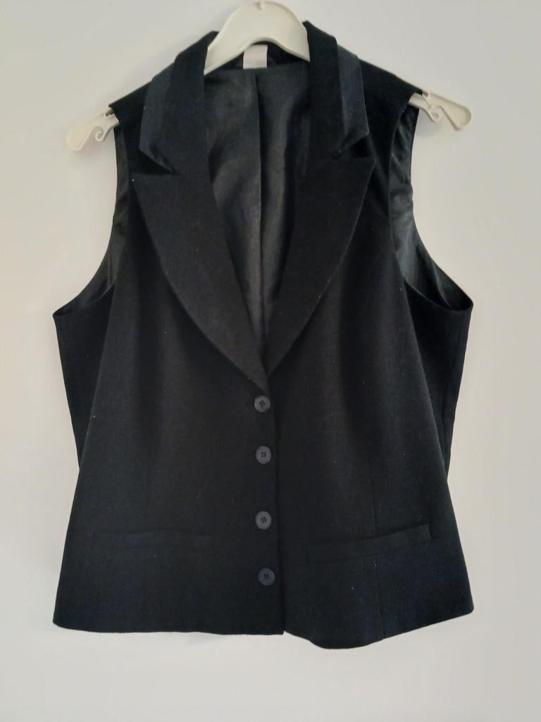 Zwarte gilletje., Kleding | Dames, M&S mode, Zwart, Maat 46/48 (XL) of groter, Ophalen of Verzenden