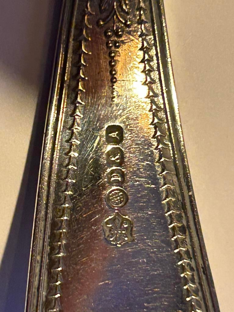 Antieke Saus lepel met Keurmerken, Ophalen of Verzenden