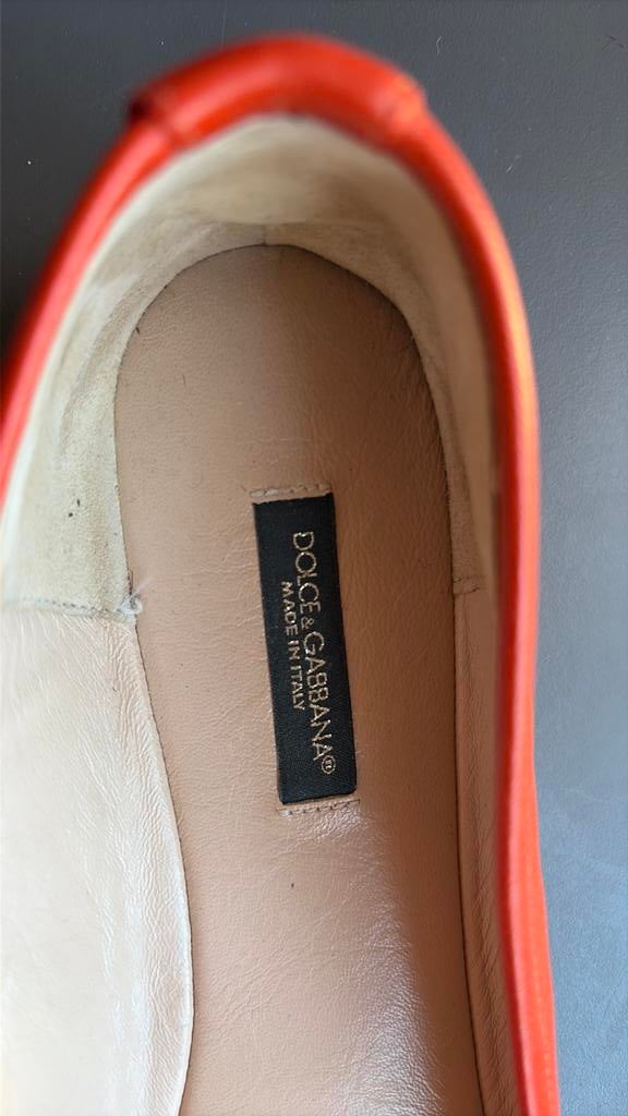 Dolce&gabbana, Oranje, Zo goed als nieuw, Ballerina's, Ophalen of Verzenden