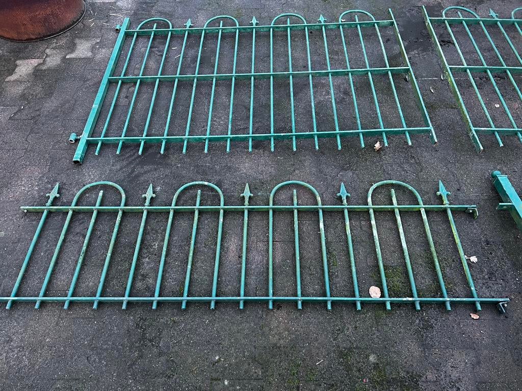 Hekwerk smeedijzer, Tuin en Terras, Tuinhekken en Hekwerk, Ophalen, Zo goed als nieuw, IJzer, Sierhekwerk