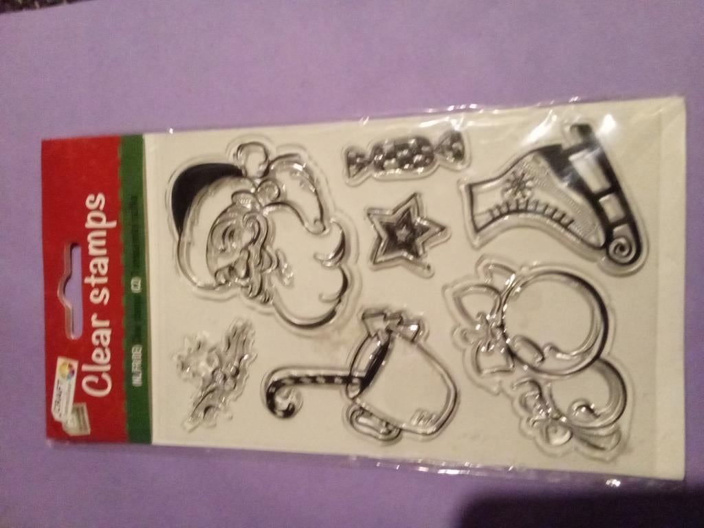 Clear stamps kerst, Ophalen of Verzenden, Nieuw, Clearstamp