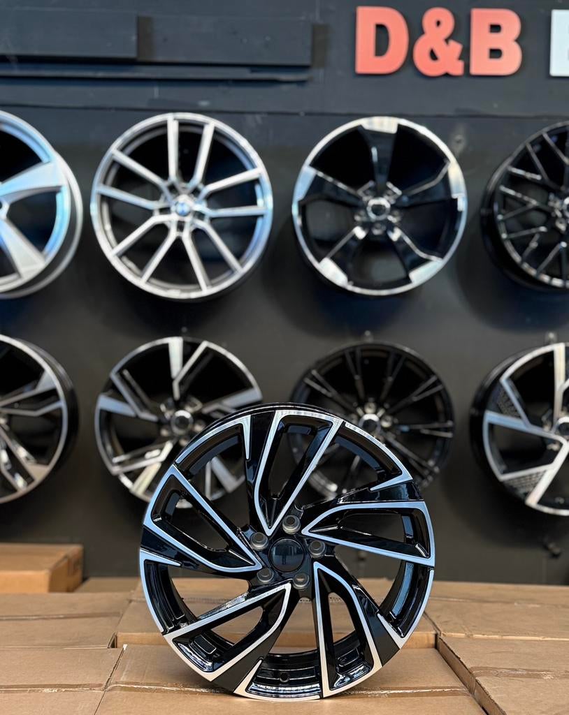 17 inch adelaide look velgen 5x100 Vw polo gti taigo t cross, Auto-onderdelen, Banden en Velgen, 215 mm, Velg(en), Nieuw, 17 inch