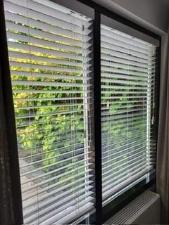 Houten Jaloezie Wit 87/138 cm, Ophalen, Nieuw