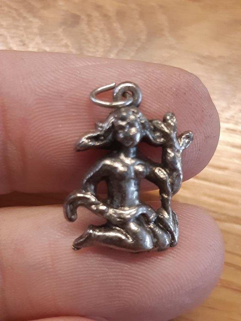 Maagd sterrenbeeld hangertje, Ophalen of Verzenden, Gebruikt, Overige materialen, Overige merken