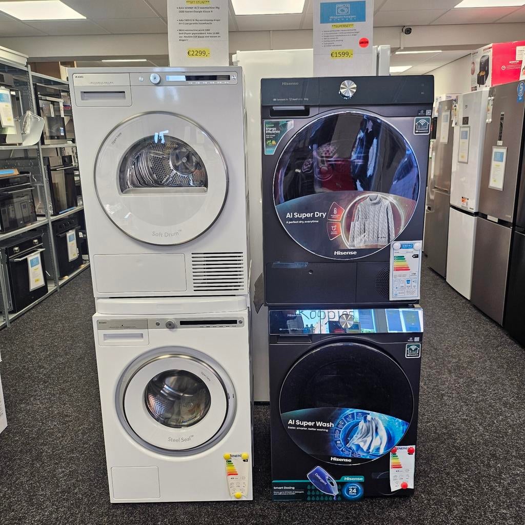 Witgoed Koopjes Brabant alle modellen wasmachines, 1200 tot 1600 toeren, 8 tot 10 kg, Nieuw, Ophalen of Verzenden