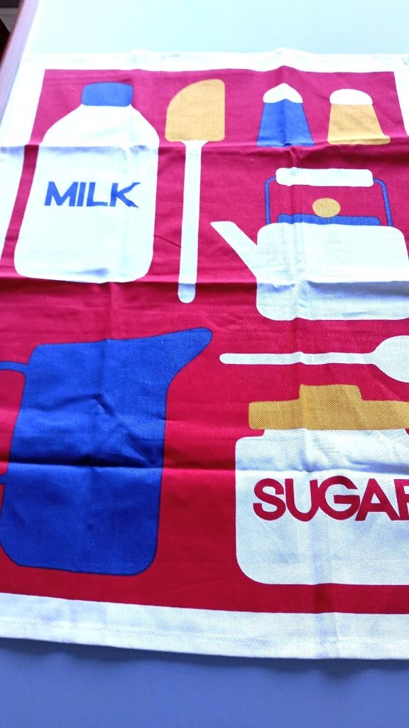 theedoek nieuw, Ophalen of Verzenden, Nieuw, Wit, Schort