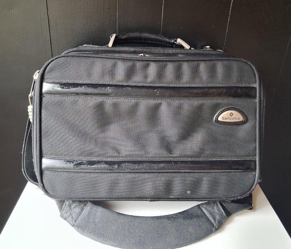 Reistas Samsonite, 30 cm of meer, Gebruikt, Zwart, Minder dan 40 cm