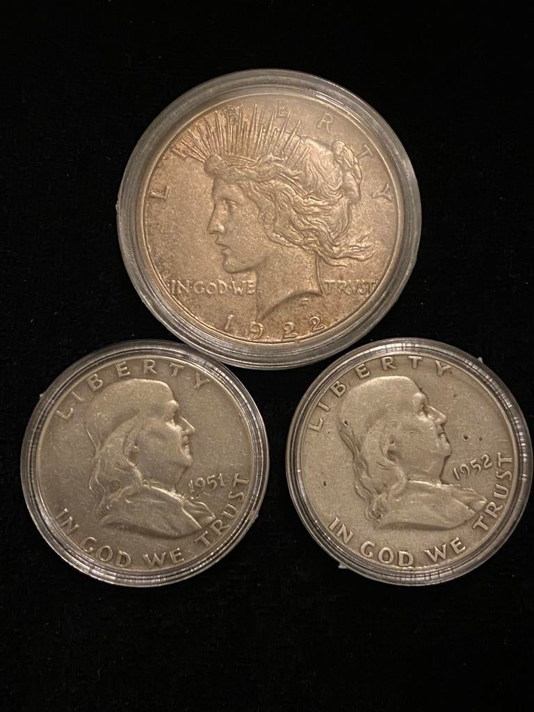 Amerikaanse zilveren munten., Ophalen of Verzenden