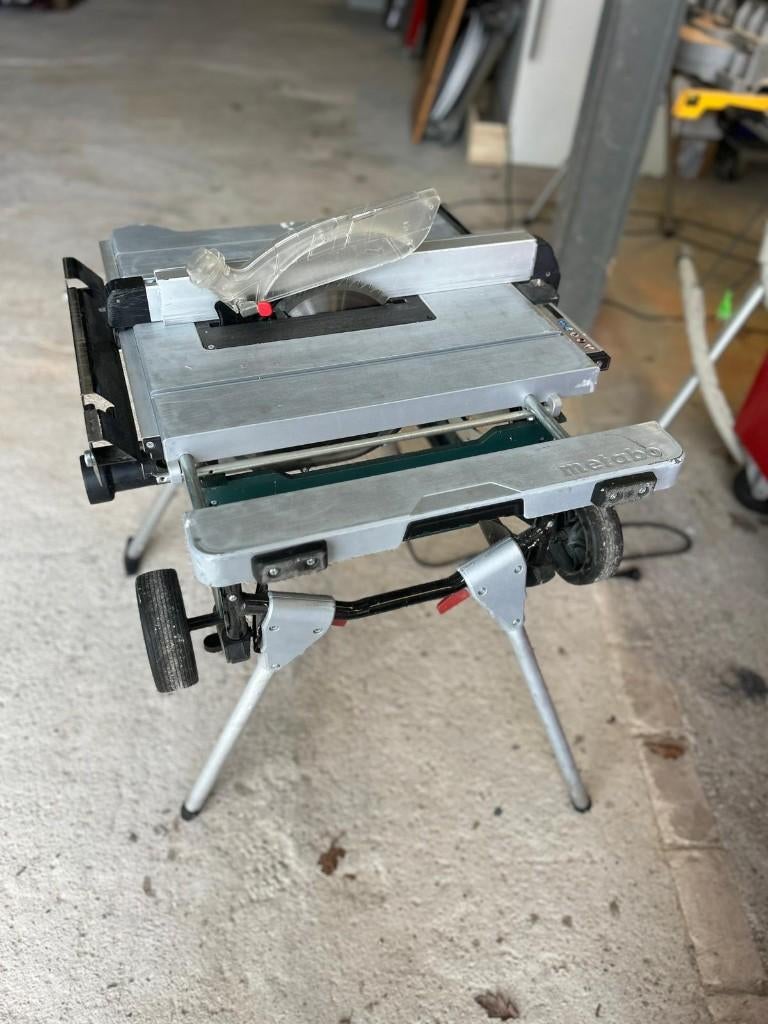 Metabo tafelcirkelzaag - TS 216, Doe-het-zelf en Verbouw, Gereedschap | Zaagmachines, Ophalen, Cirkelzaag, Zo goed als nieuw, 30 tot 70 mm