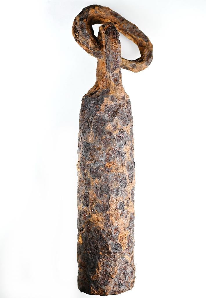 Romeinse Ijzer Artifact Gewicht L145mm b30mm 672g  c333, Ophalen of Verzenden