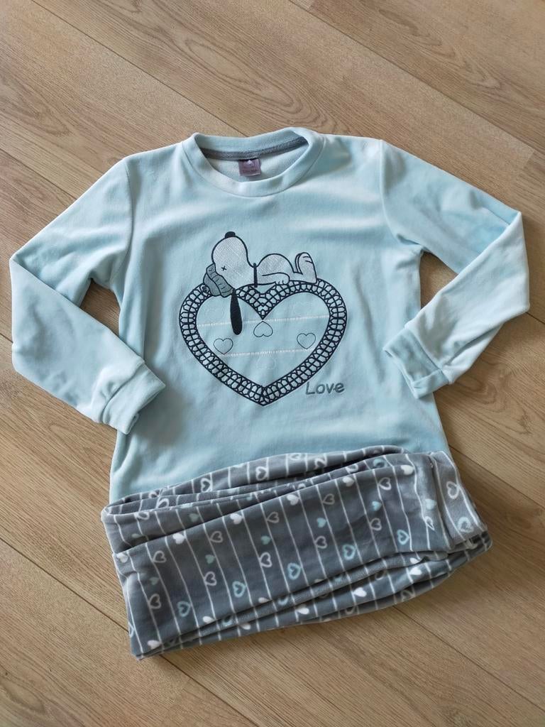 Zgan! Heerlijk zachte nicky velours Snoopy pyjama!, Kinderen en Baby's, Ophalen of Verzenden, Zo goed als nieuw, Meisje, Nacht- of Onderkleding