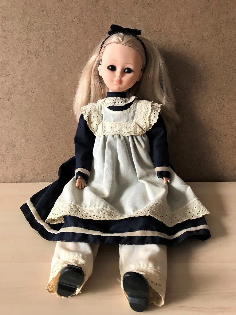 Vintage Pop onbekend merk 46 cm, Verzamelen, Poppen, Ophalen of Verzenden, Gebruikt, Pop