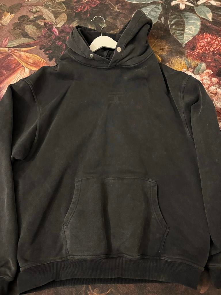 Jorcustom Oversized Hoodie - Maat L, Verzenden, Zo goed als nieuw, Maat 52/54 (L), Zwart