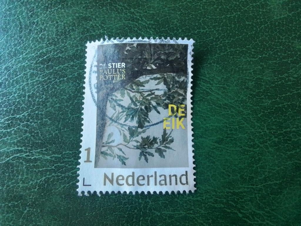 Nederland persoonlijke zegel gestempeld, Ophalen of Verzenden, Na 1940, Gestempeld