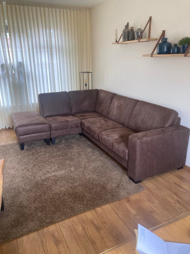 HOEKBANK - ALCANTARA-1,5 JAAR OUD, Ophalen, Gebruikt, Stof