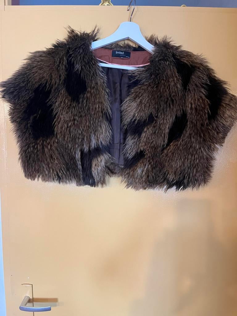 Miss Etam Limited Edition Bontjas XL, Bruin, Maat 42/44 (L), Ophalen of Verzenden, Zo goed als nieuw