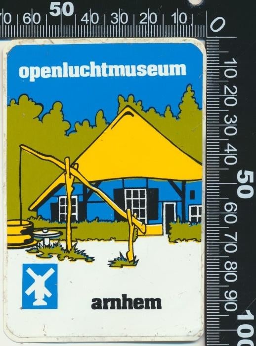 Sticker: Nederlands Openluchtmuseum (9), Ophalen of Verzenden, Zo goed als nieuw, Bedrijf of Vereniging