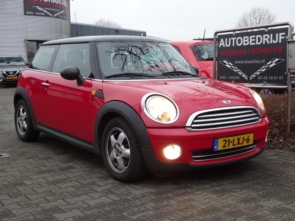 MINI Mini 1.6 One Pepper (bj 2010), Voorwielaandrijving, Euro 5, 4 cilinders, 4 stoelen