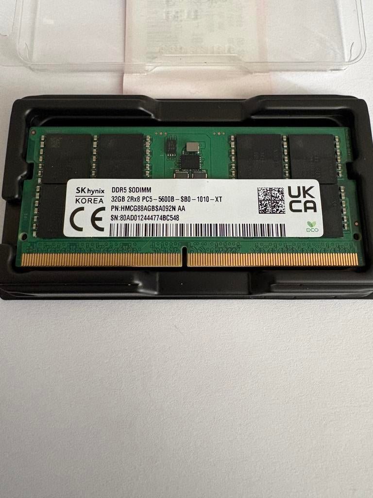 Nieuw 32GB memory, 32 GB, Nieuw, Ophalen of Verzenden, DDR5