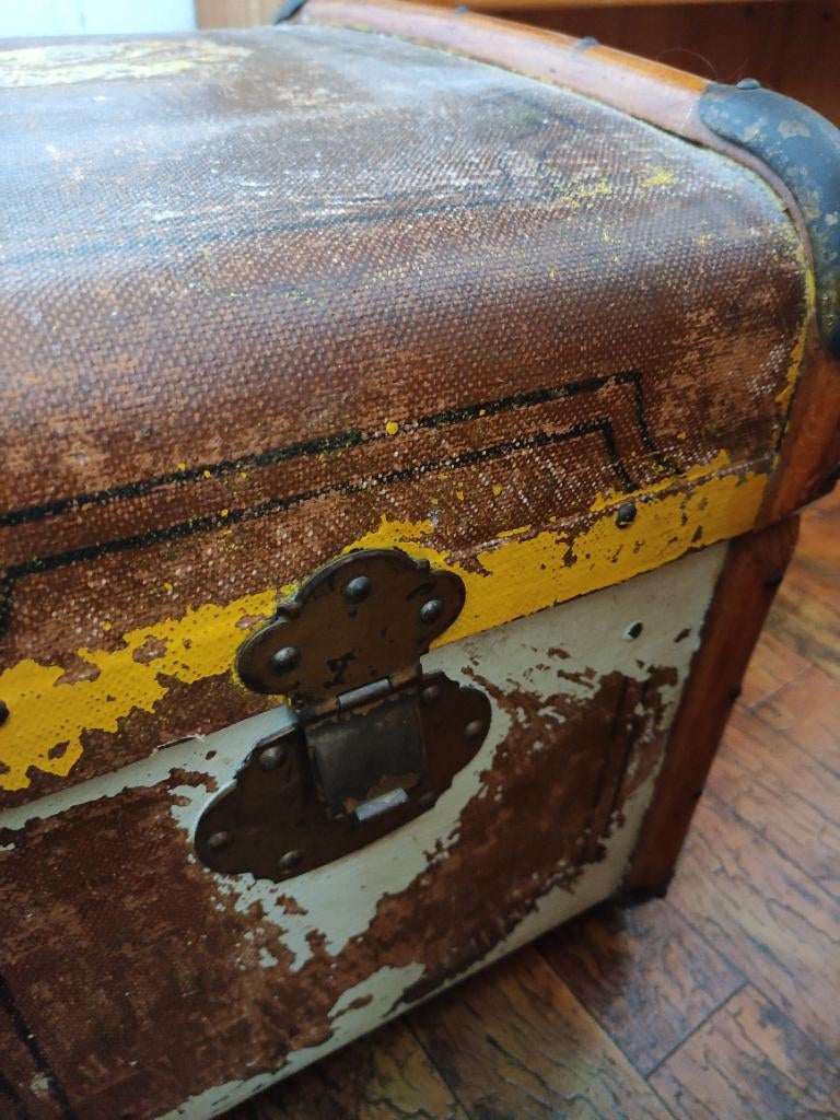 Vintage dekenkist /reiskoffer, Ophalen, Minder dan 50 cm, Gebruikt, 50 tot 100 cm