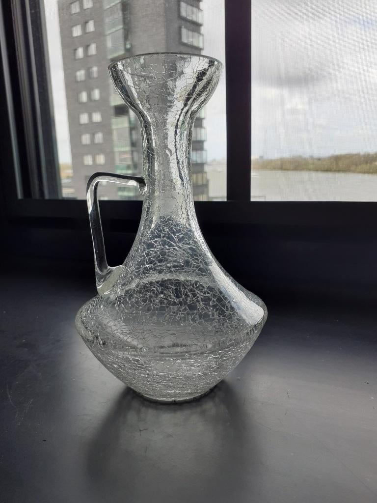 Gecraqueleerde glazen siervaas, Overige kleuren, Nieuw, Ophalen of Verzenden, Glas