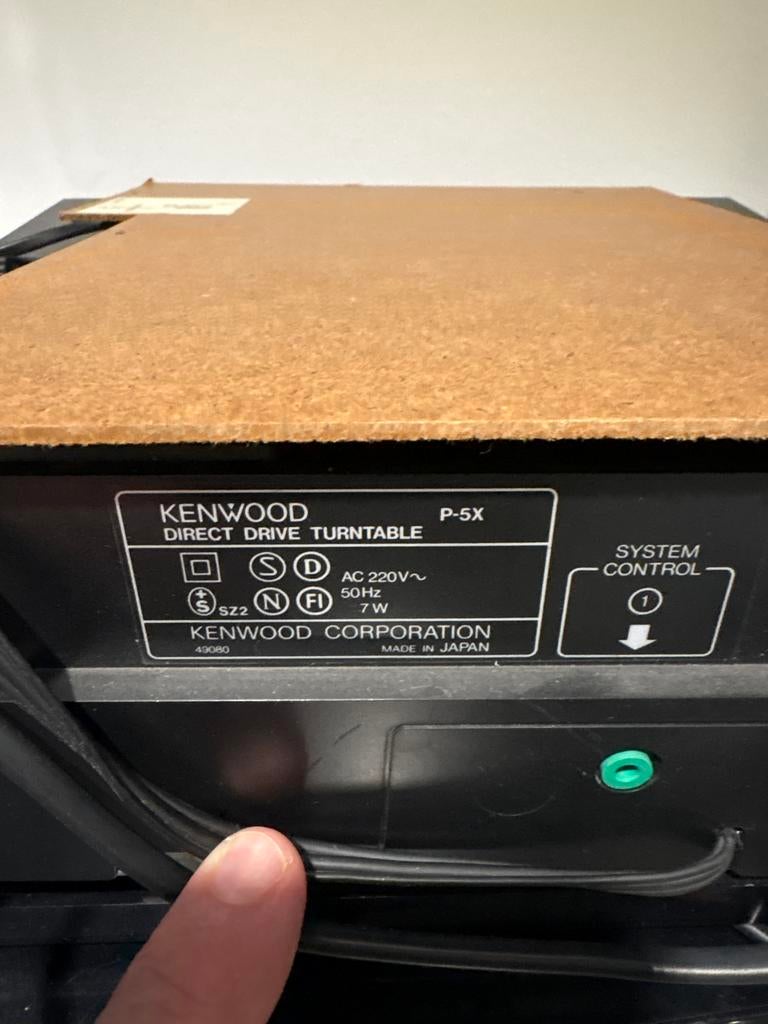 2x Kenwood Tangentiaal Platenspeler - Niet Werkend, Ophalen of Verzenden, Niet werkend, Platenspeler, Overige merken