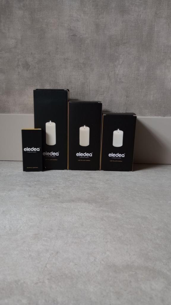 Eledea nep kaarsen met led en afstandsbediening, Huis en Inrichting, Woonaccessoires | Kandelaars en Kaarsen, Ophalen, Nieuw, Overige materialen