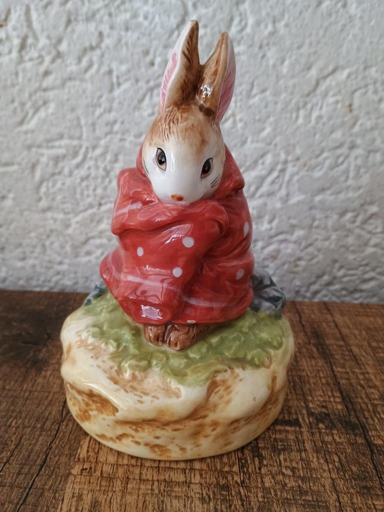 Oud beeldje Poorly Beatrix Potter -  Peter Rabbit - Beswick, Ophalen of Verzenden