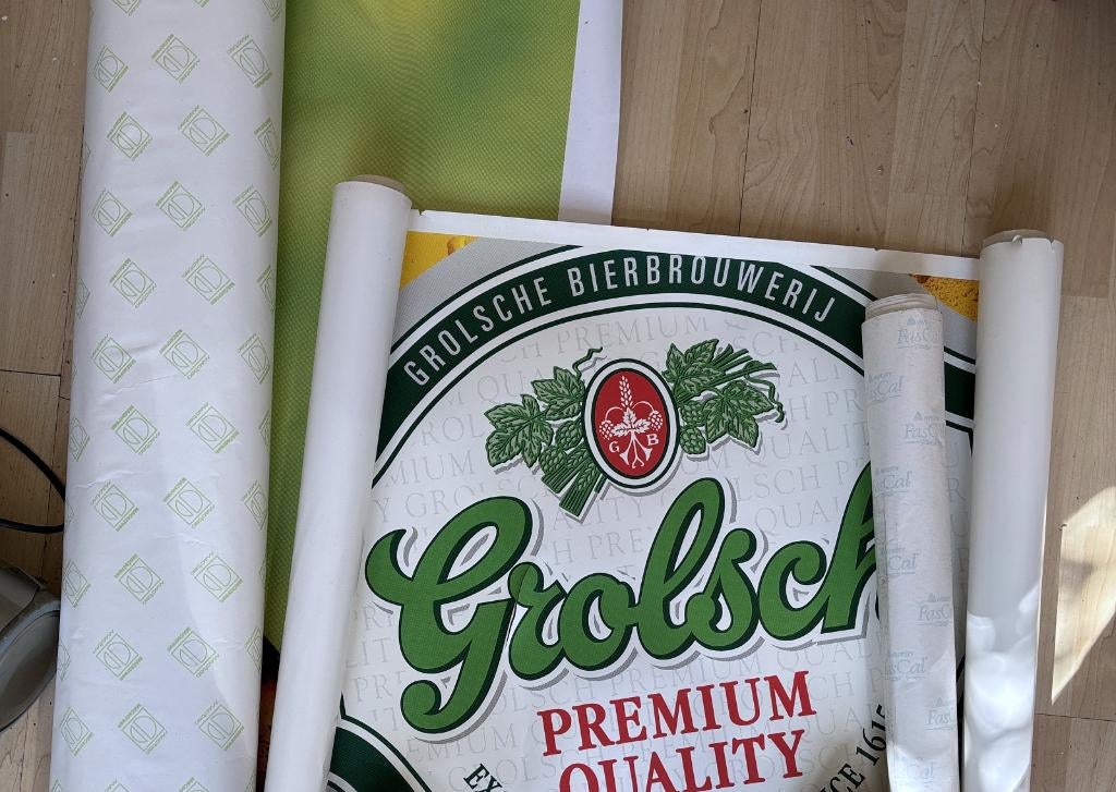Grolsch Posters, Ophalen
