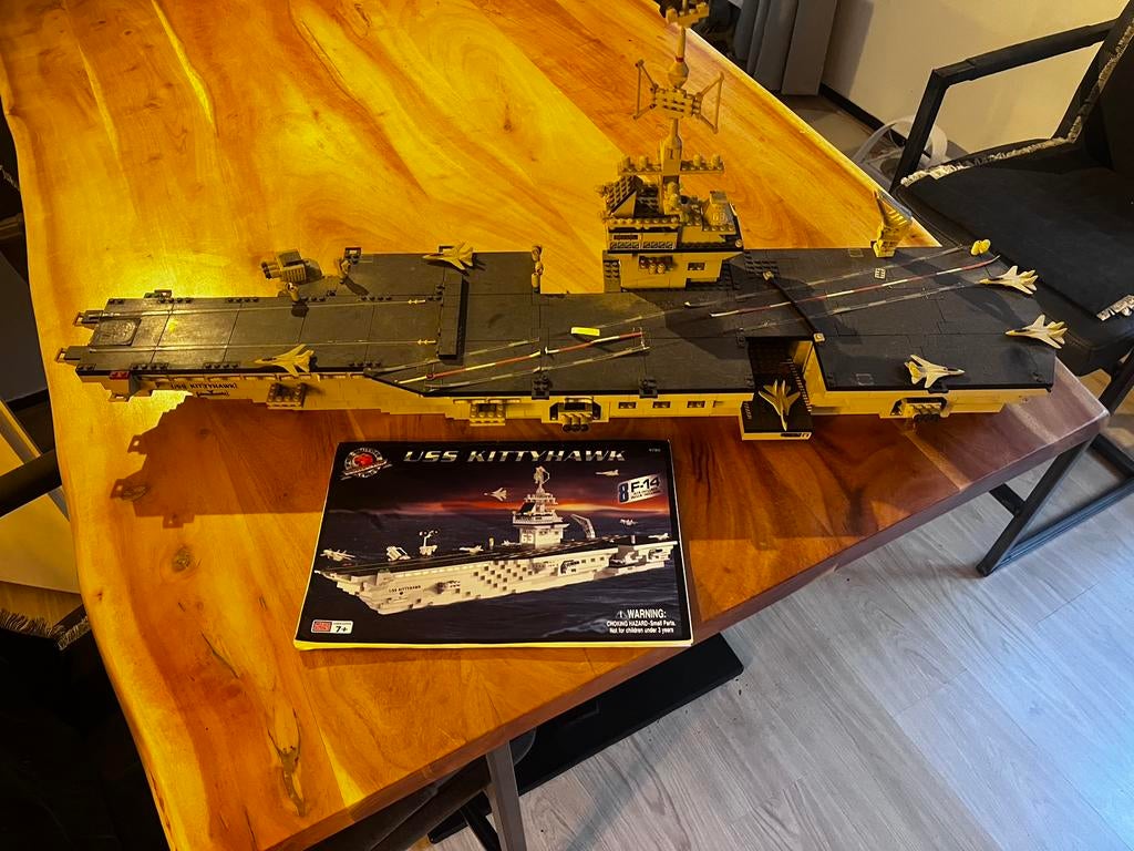 MOC blokjes USS Kittyhawk stenen mega bloks, Kinderen en Baby's, Speelgoed | Bouwstenen, Ophalen of Verzenden, Gebruikt, Overige merken