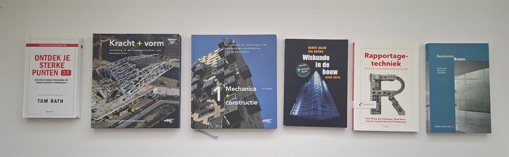 Boeken Civiele Techniek HBO Leerjaar 1 - Complete Set, Boeken, Ophalen, Diverse auteurs, HBO, Zo goed als nieuw