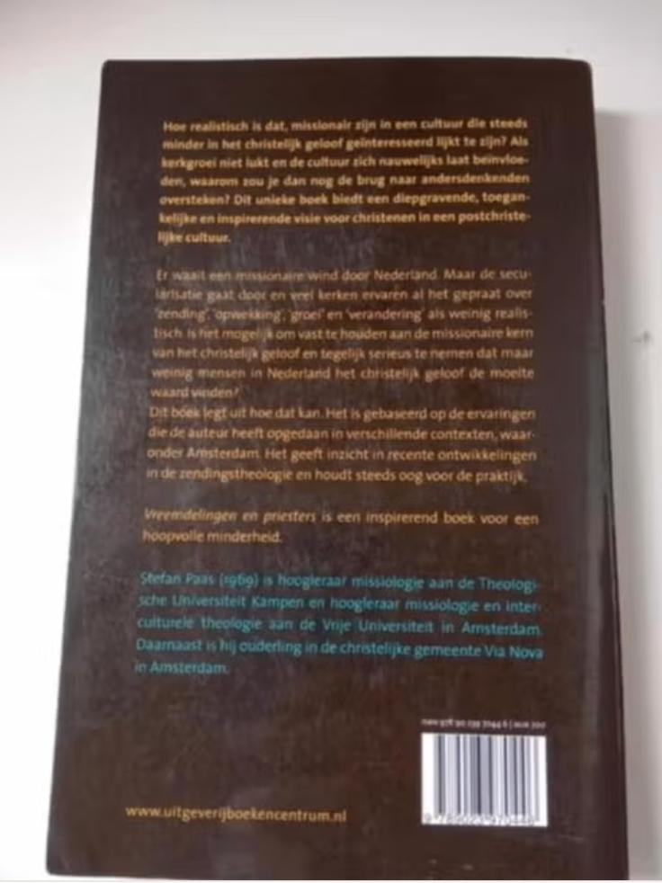Stefan Paas - Vreemdelingen en priesters, Ophalen of Verzenden, Zo goed als nieuw, Ontwikkelingspsychologie