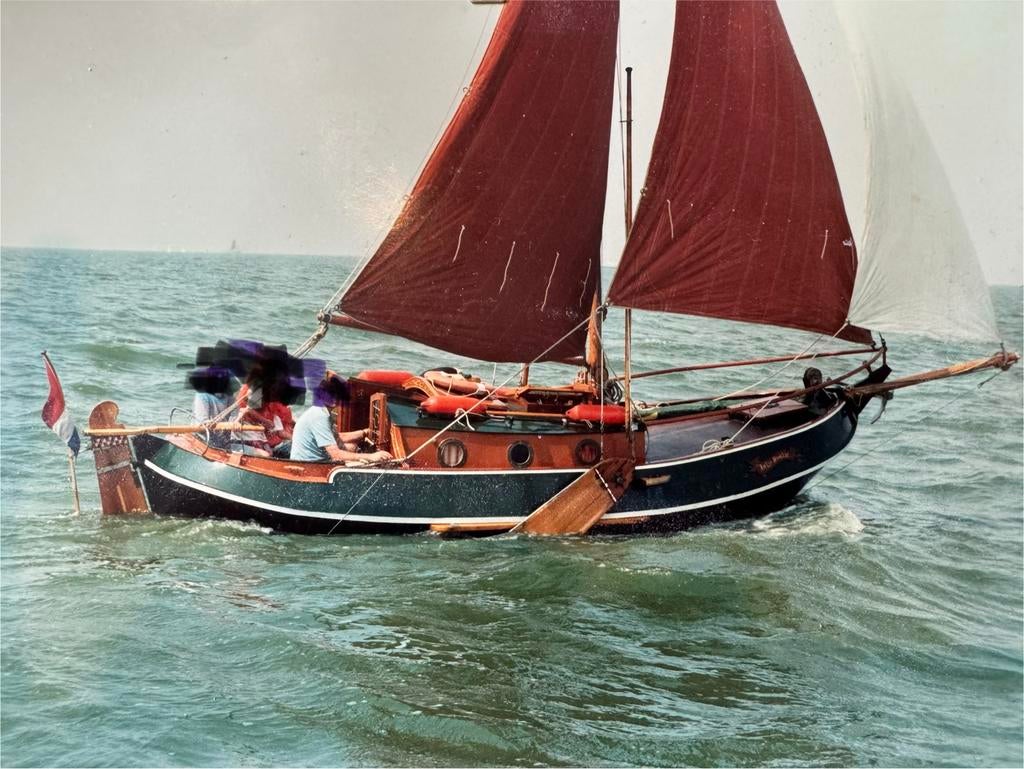 Grundel / Pluut platbodem, 7.10 m, Ophalen, Gebruikt, Staal, Diesel