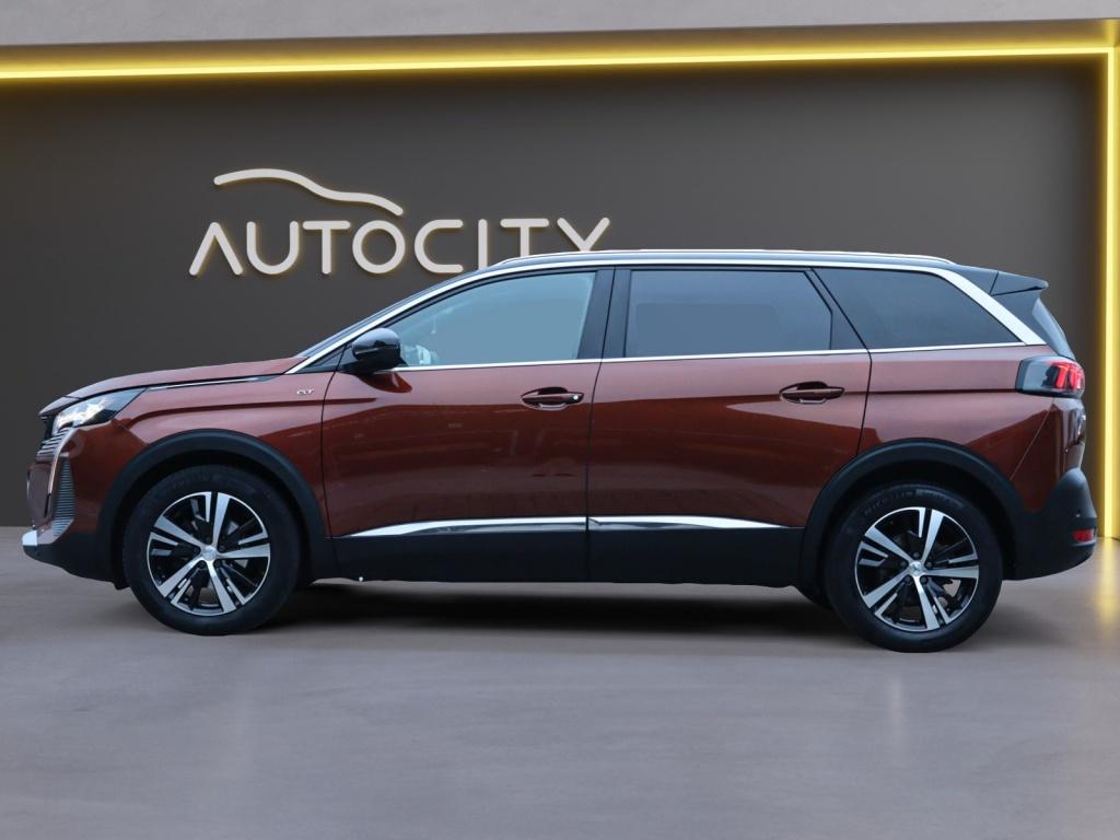 Peugeot 5008 1.2 PT Blue Lease GT Line l 7p l Camera l Alcan, Gebruikt, Euro 6, 1199 cc, Bruin