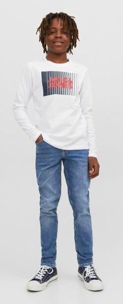 Mooie JACK & JONES spijkerbroek Glenn Blue Slim Fit maat 152, Kinderen en Baby's, Kinderkleding | Maat 152, Broek, Verzenden, Zo goed als nieuw